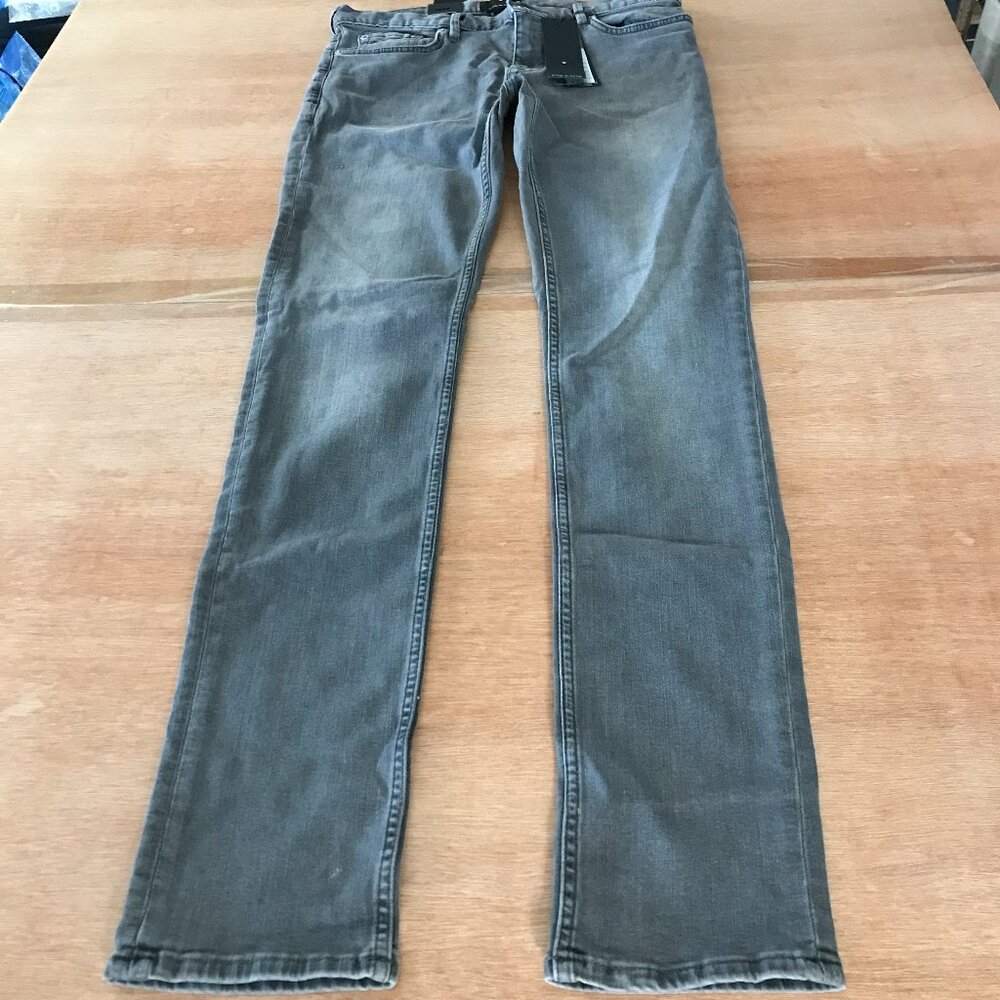 Junk De Luxe Skinny J-02 Jeans Men 32/34 Gray Low Rise Stretch Preppy